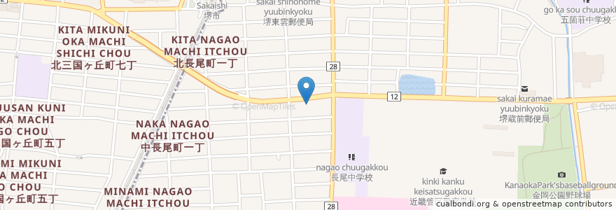 Mapa de ubicacion de 介護予防デイサービス ビーナスクラブ en 日本, 大阪府, 堺市.