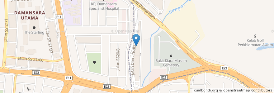 Mapa de ubicacion de Ben’s General Food Store en マレーシア, セランゴール, Petaling Jaya.