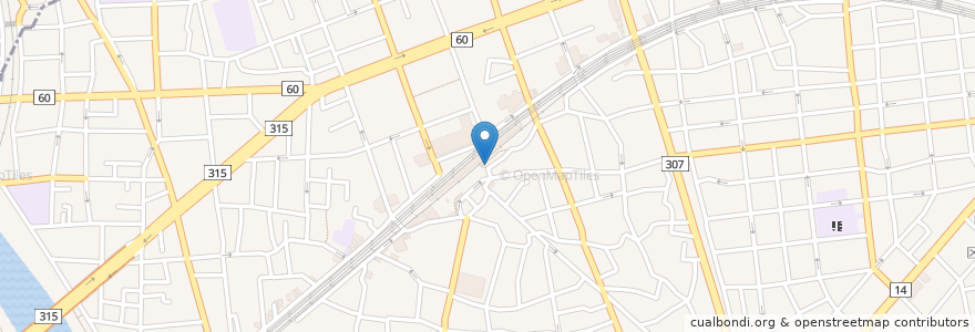 Mapa de ubicacion de 吉野家 en Japón, Tokio, Edogawa.