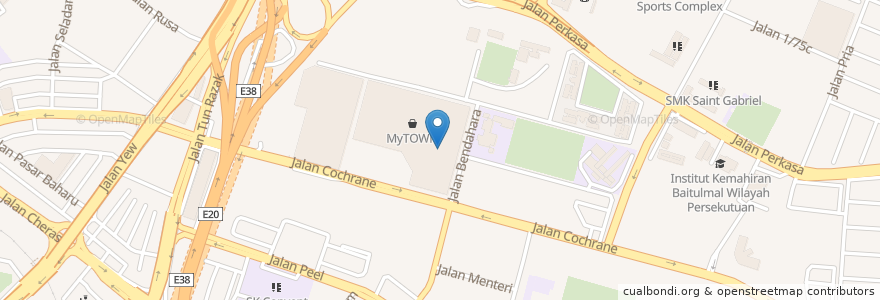 Mapa de ubicacion de Mighty Monster en Malásia, Selangor, Kuala Lumpur, Cheras.