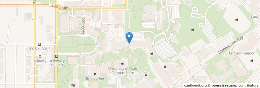 Mapa de ubicacion de Crimson View en Amerika Syarikat, Utah, Salt Lake County, Salt Lake City.