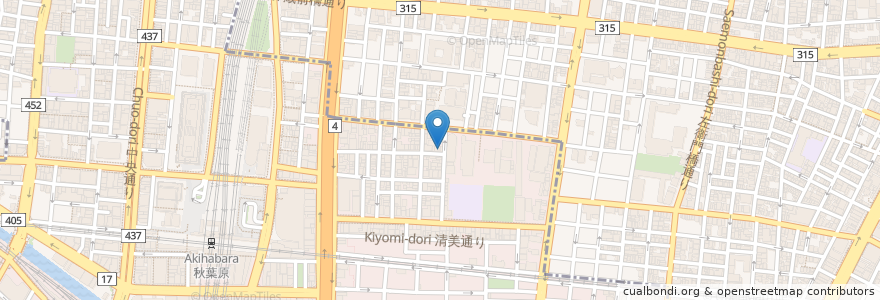Mapa de ubicacion de 山本屋総本家 en ژاپن, 東京都.
