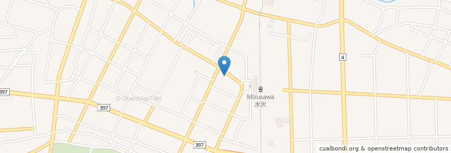 Mapa de ubicacion de 寧々家 水沢駅前店 en Japonya, 岩手県, 奥州市.