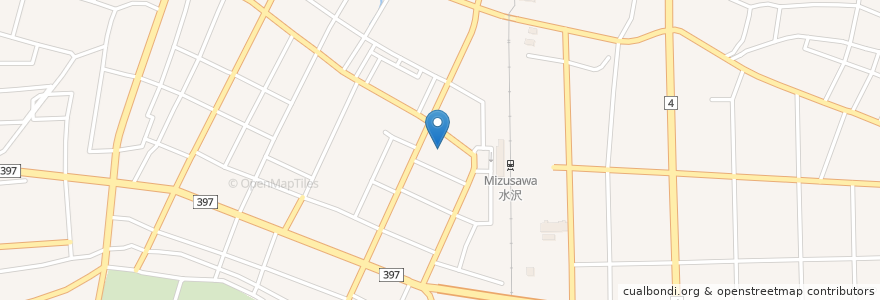 Mapa de ubicacion de いろはにほへと 水沢駅前店 en Japan, Präfektur Iwate, 奥州市.