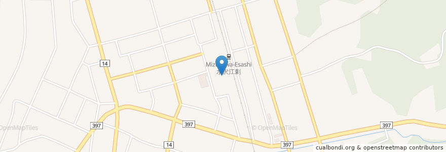 Mapa de ubicacion de ニッポンレンタカー 水沢江刺駅前営業所 en Japan, Präfektur Iwate, 奥州市.