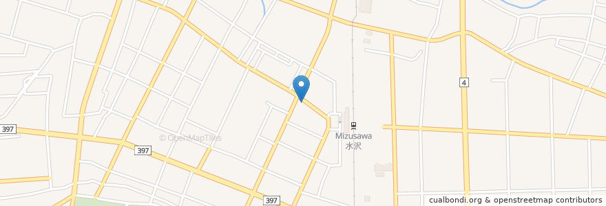 Mapa de ubicacion de スナックラージ en 日本, 岩手県, 奥州市.