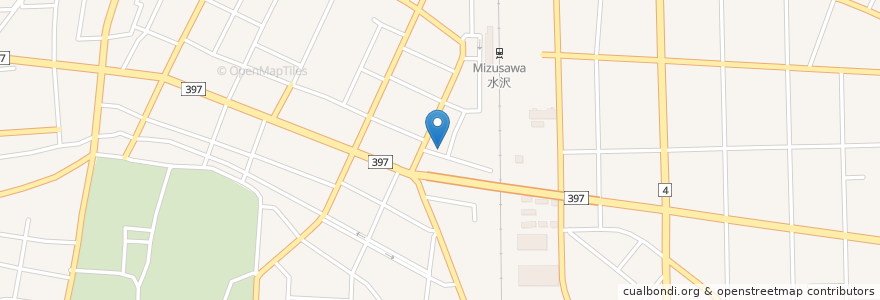 Mapa de ubicacion de 松澄寿司 en Japan, Präfektur Iwate, 奥州市.
