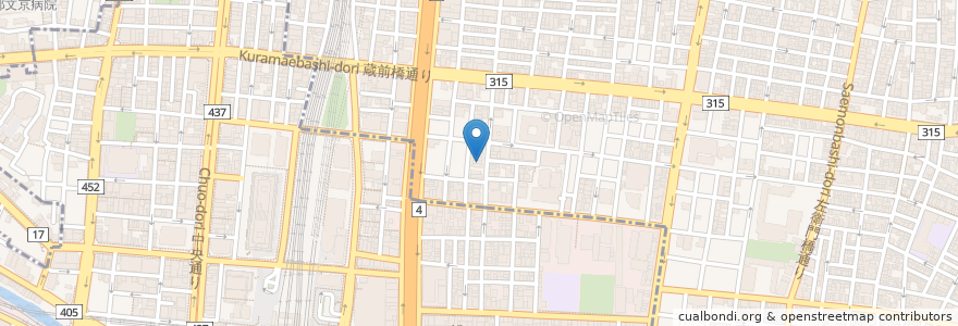 Mapa de ubicacion de 北野歯科医院 en Japão, Tóquio.