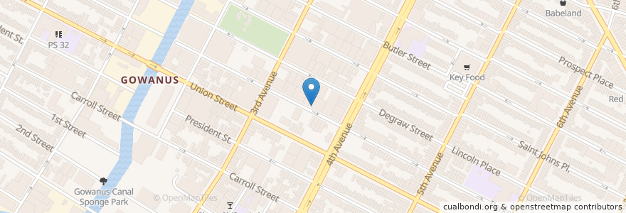 Mapa de ubicacion de Wild East Brewing Company en 美利坚合众国/美利堅合眾國, 纽约州 / 紐約州, 纽约, Brooklyn.