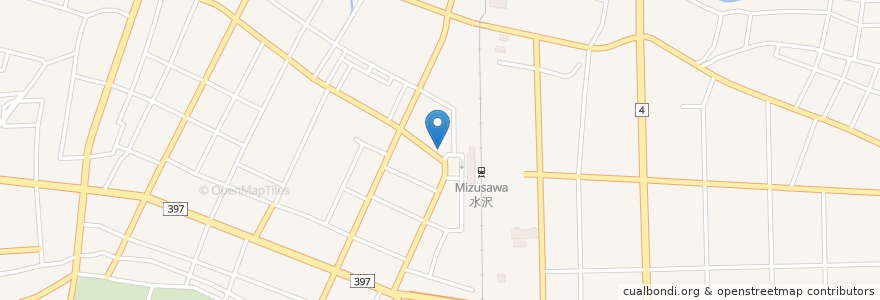 Mapa de ubicacion de すし処えびす en 日本, 岩手県, 奥州市.