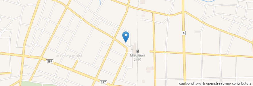 Mapa de ubicacion de Pizza & Bar 122 en Япония, Иватэ, 奥州市.