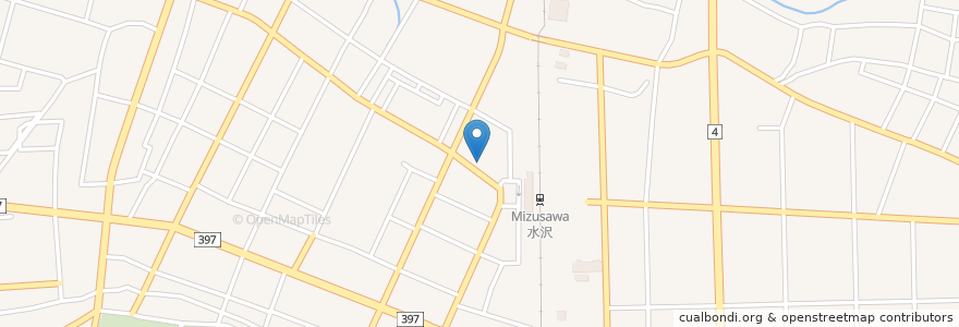 Mapa de ubicacion de 水沢駅前交番 en 日本, 岩手県, 奥州市.