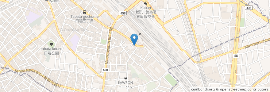 Mapa de ubicacion de 田端仁生クリニック en Japan, 東京都, 北区.