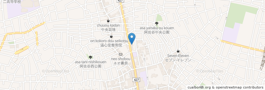 Mapa de ubicacion de ラ・モリーユ en Japan, 東京都, 杉並区.