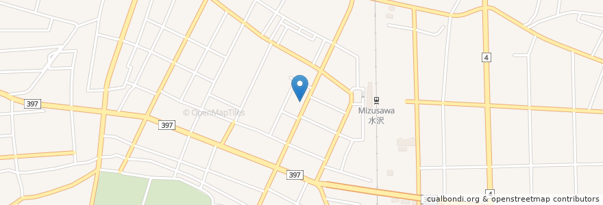 Mapa de ubicacion de サフラン en Japan, Präfektur Iwate, 奥州市.