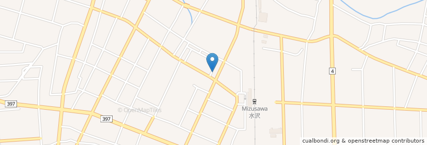 Mapa de ubicacion de 食楽苑 en Giappone, Prefettura Di Iwate, 奥州市.