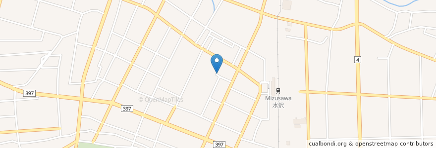 Mapa de ubicacion de どじょうの店 一平 en 日本, 岩手県, 奥州市.