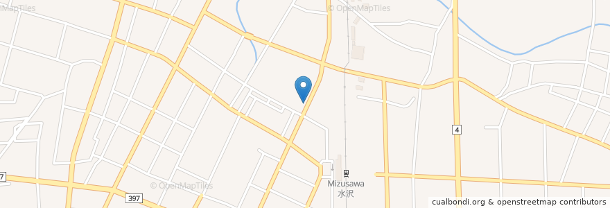 Mapa de ubicacion de おんでこ en 日本, 岩手県, 奥州市.