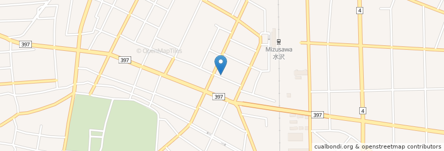 Mapa de ubicacion de いちご薬局 en Japan, Iwate Prefecture, Oshu.
