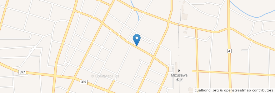 Mapa de ubicacion de ハーフ en 日本, 岩手県, 奥州市.