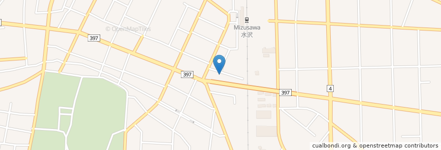 Mapa de ubicacion de 辰美寿し en Japan, 岩手県, 奥州市.