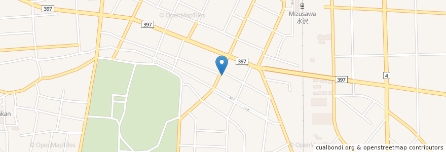 Mapa de ubicacion de ストロベリーコーンズ 水沢店 en Giappone, Prefettura Di Iwate, 奥州市.
