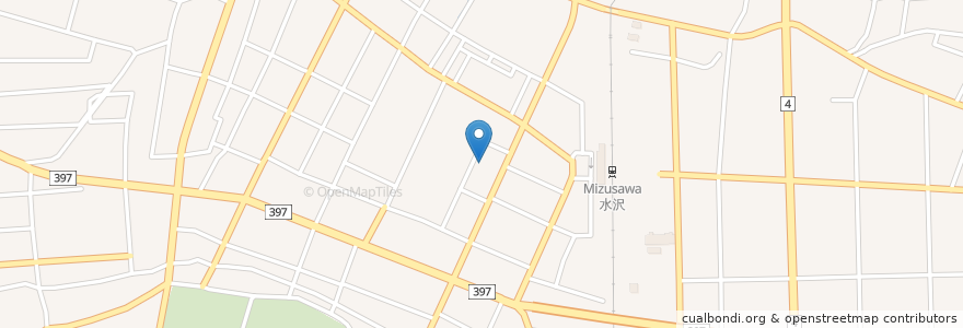 Mapa de ubicacion de 食道園 en 日本, 岩手県, 奥州市.