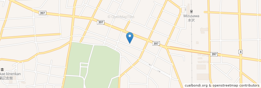 Mapa de ubicacion de 常次郎 en Japonya, 岩手県, 奥州市.