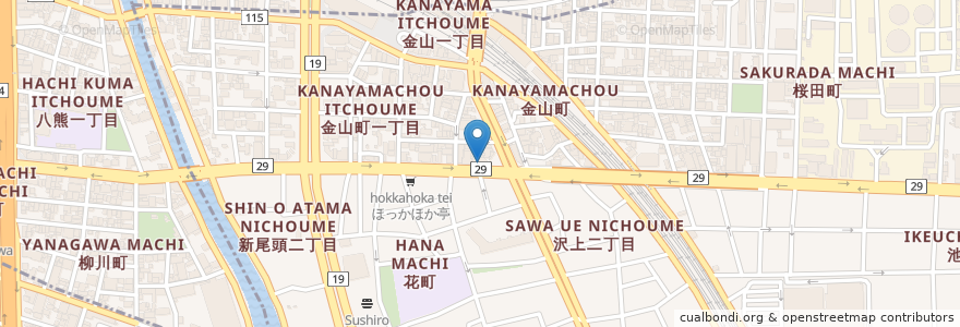 Mapa de ubicacion de シーグリル バンケット en Япония, Айти, 名古屋市, 熱田区.