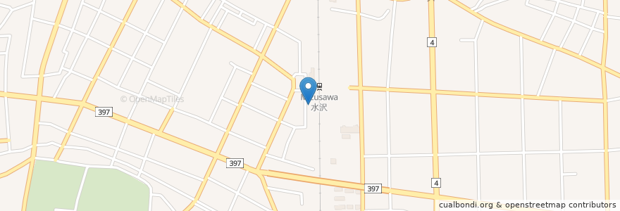 Mapa de ubicacion de 庄や 水沢店 en Japan, Präfektur Iwate, 奥州市.