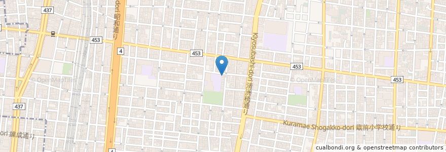 Mapa de ubicacion de 山本歯科医院 en ژاپن, 東京都, 台東区.