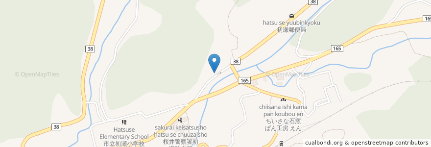 Mapa de ubicacion de 与喜饂飩 en Япония, Нара, 桜井市.