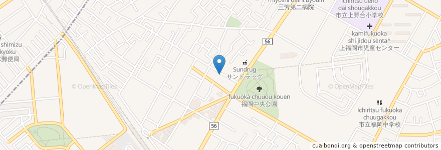 Mapa de ubicacion de カラオケ１ねん１くみ en 일본, 사이타마현, ふじみ野市.