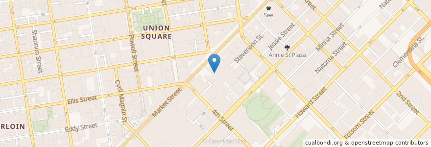 Mapa de ubicacion de Ippudo (一風堂) en Соединённые Штаты Америки, Калифорния, Сан-Франциско, San Francisco.