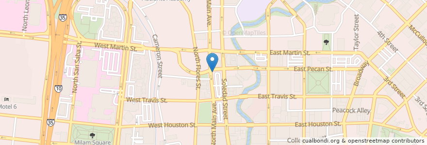 Mapa de ubicacion de Weston Center SWell Cycle en Estados Unidos De América, Texas, Bexar County, San Antonio.