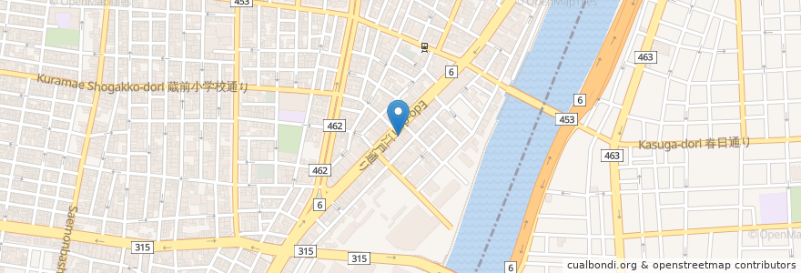 Mapa de ubicacion de すき家 en Japan, Tokio, 台東区.