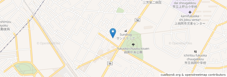 Mapa de ubicacion de １ねん１くみ en Япония, Сайтама, ふじみ野市.