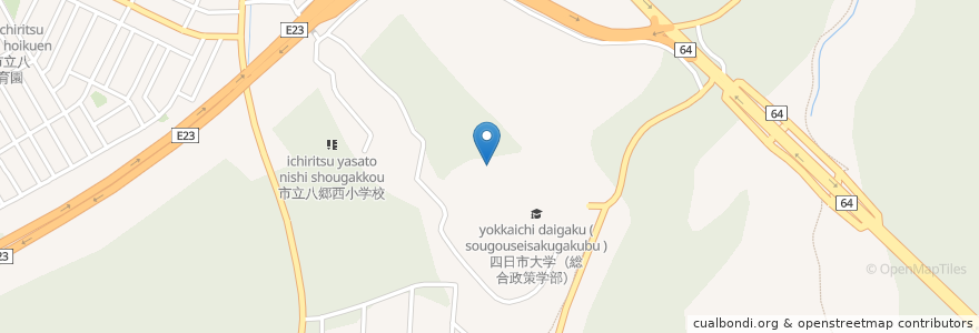Mapa de ubicacion de 6号館 en Japan, Mie Prefecture, Yokkaichi.