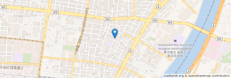 Mapa de ubicacion de 加藤歯科 en اليابان, 東京都, 台東区.