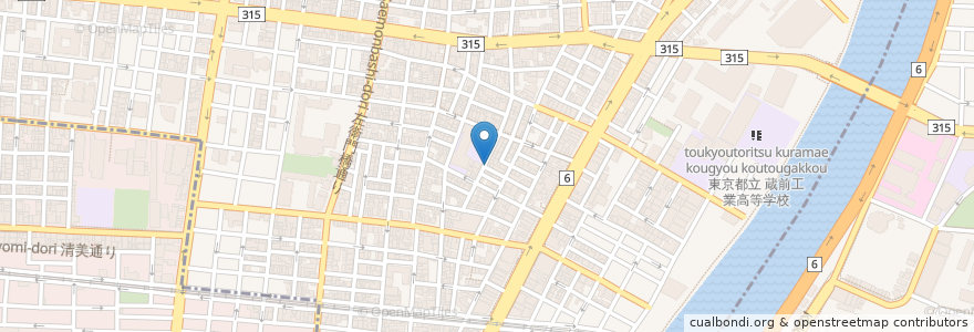 Mapa de ubicacion de Gracia en 日本, 东京都/東京都, 台東区.