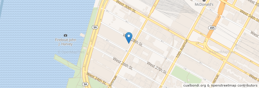 Mapa de ubicacion de Avocaderia en 美利坚合众国/美利堅合眾國, 纽约州 / 紐約州, 纽约, 纽约县, Manhattan, Manhattan Community Board 4.