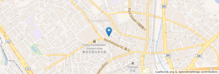 Mapa de ubicacion de SHIBUYA FLAG PARKING en 日本, 東京都, 渋谷区.