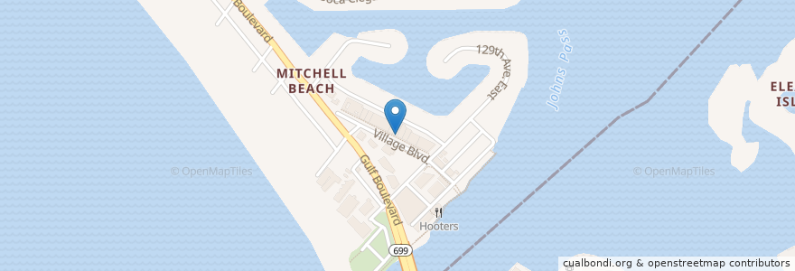 Mapa de ubicacion de Mad Pub en Stati Uniti D'America, Florida, Pinellas County, Madeira Beach.
