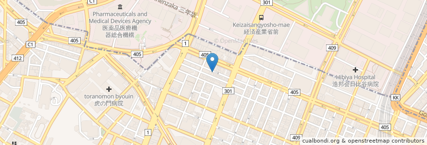Mapa de ubicacion de やまと en Japan, 東京都, 港区.