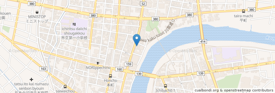 Mapa de ubicacion de PANTERA en Япония, Сидзуока, 沼津市.
