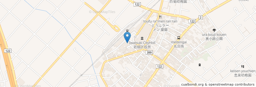 Mapa de ubicacion de 山内農場 en Япония, Сайтама, Сайтама, 岩槻区.
