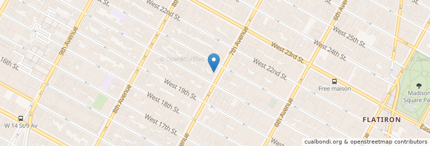 Mapa de ubicacion de The Village Vanguard en アメリカ合衆国, ニューヨーク州, New York, New York County, Manhattan, Manhattan Community Board 4.