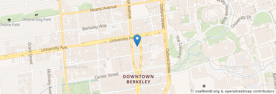 Mapa de ubicacion de Fire Wings en 미국, 캘리포니아주, 앨러미다 군, Berkeley.
