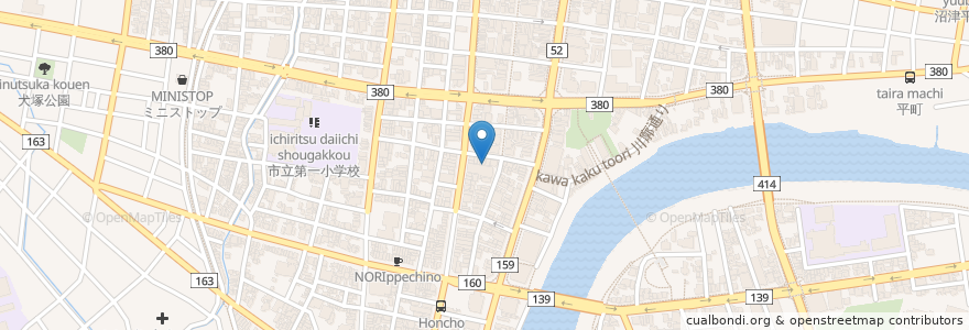 Mapa de ubicacion de Jack-o-Ladterd en ژاپن, 静岡県, 沼津市.