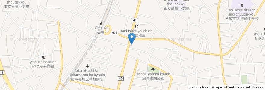 Mapa de ubicacion de 浅間神社 en 日本.